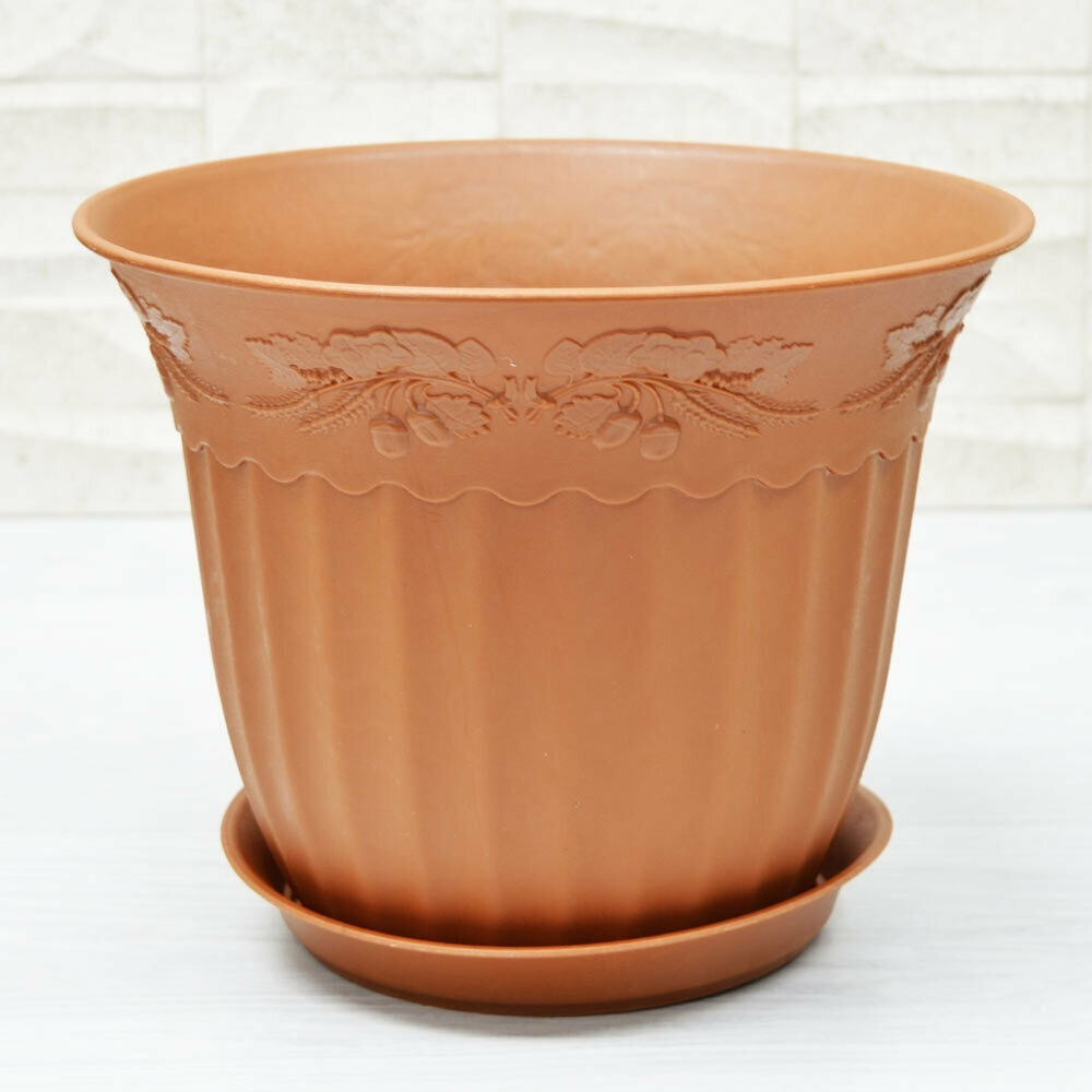 Кашпо Дубок 5л 25см терракот