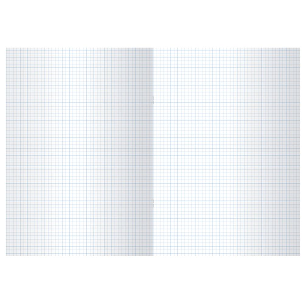 Тетрадь 96л, А4, бумвинил, клетка, Би-Джи, бордовый