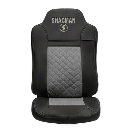 Чехлы Shacman X-6000 (экокожа, черный, серая вставка)