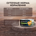 Влажный корм консервы для кошек Деликатес"Паштет по-мальтийски" кролик с зеленой фасолью Мнямс 0,1кг 16 шт