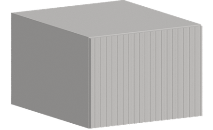 Кухня Модуль ШВГ 510 Белый / Белый