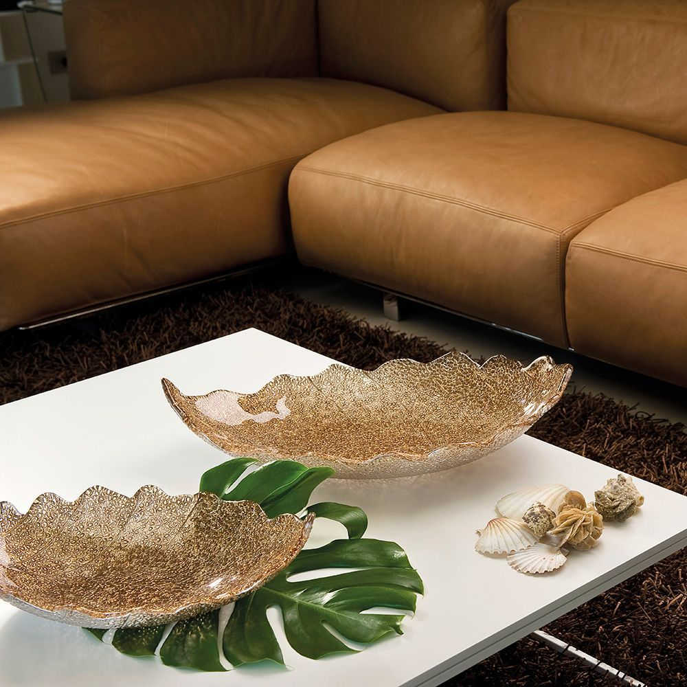 Блюдо для фруктов 42х28см IVV Madagascar прозрачное Италия фото