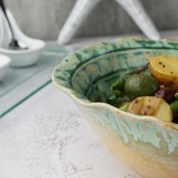 Салатник 500 мл 17,5*16 см h7,5 см Green Flower Frutti di Mare P.L. [1]