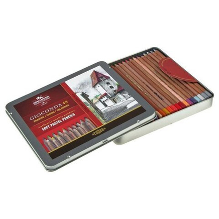 Набор пастельных карандашей Gioconda "KOH-I-NOOR" 8829 в металлической коробке, 48 цветов