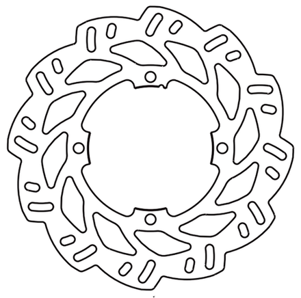 Диск тормозной Goldfren 1216F2