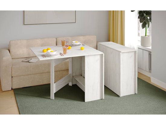 Стол-книжка дуб крафт белый