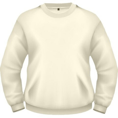 СВИТШОТ МУЖСКОЙ ФЛИС, 280 гр, молочный, M-301_44 (XS)