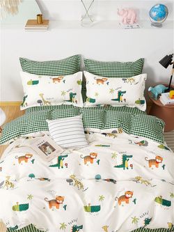 Пододеяльник Сказка "Корней/Корней (компаньон)" 2-сп 175х215 см на молнии , перкаль