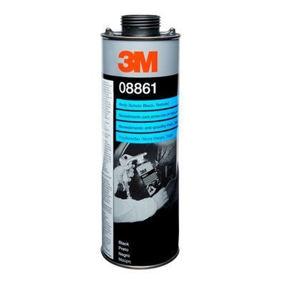 3M Покрытие антикоррозийное густое Body Schutz (черное), 1л 08861