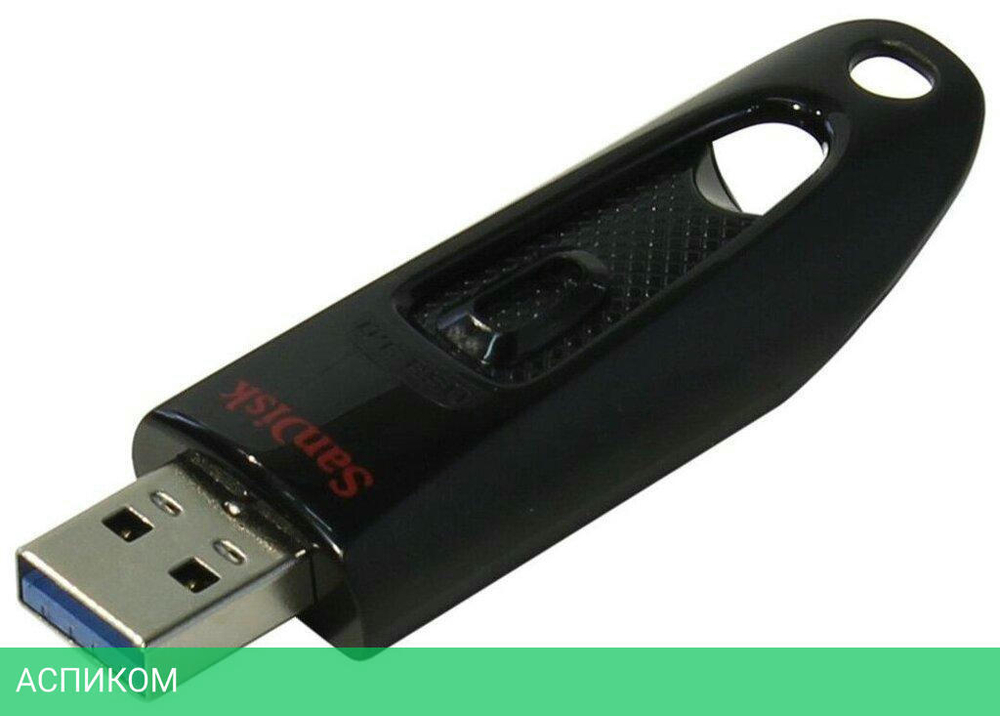 USB Flash-накопитель SanDisk Ultra USB 3.0 256GB Black (SDCZ48-256G-U46)