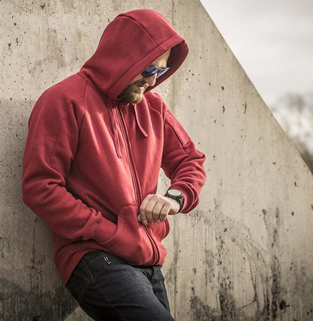 Helikon-Tex URBAN TACTICAL HOODIE Lite (FullZip) - Red