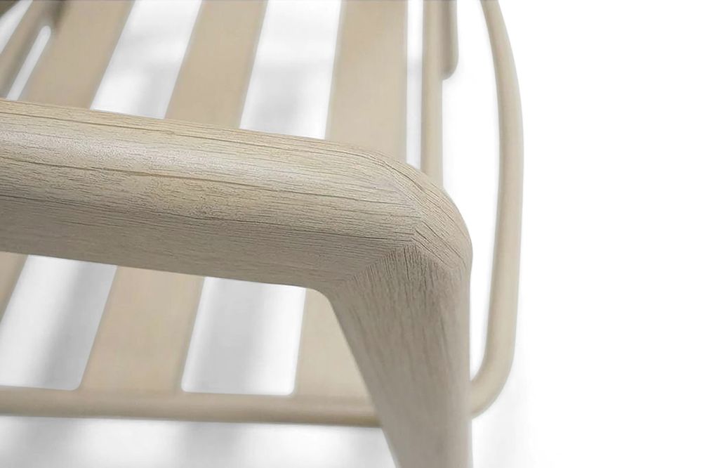 "Брюссель" лаунж-зона из искусственного ротанга на 4 персоны, цвет серый, каркас под дерево (холодно-бежевый)