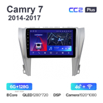 Teyes CC2 Plus 10,2"для Toyota Camry 7 2014-2017