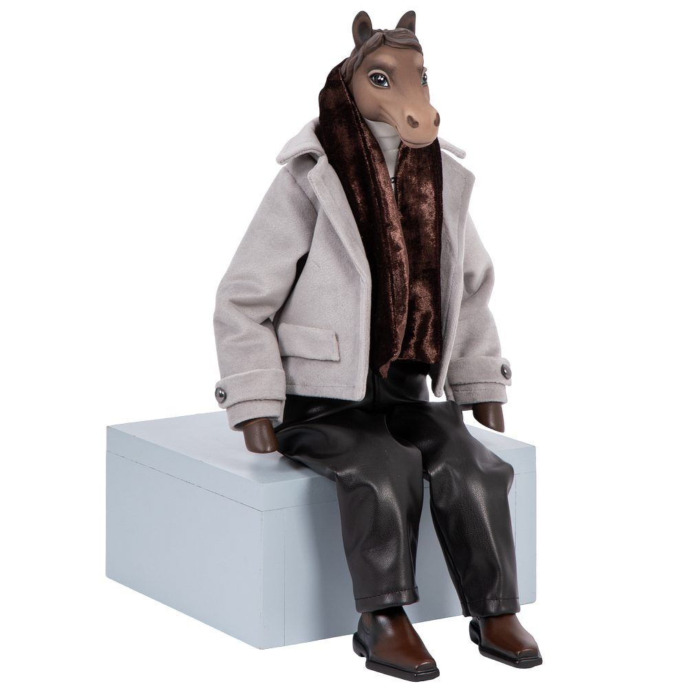 Кукла интерьерная коллекционная Конь Мистер Льюис