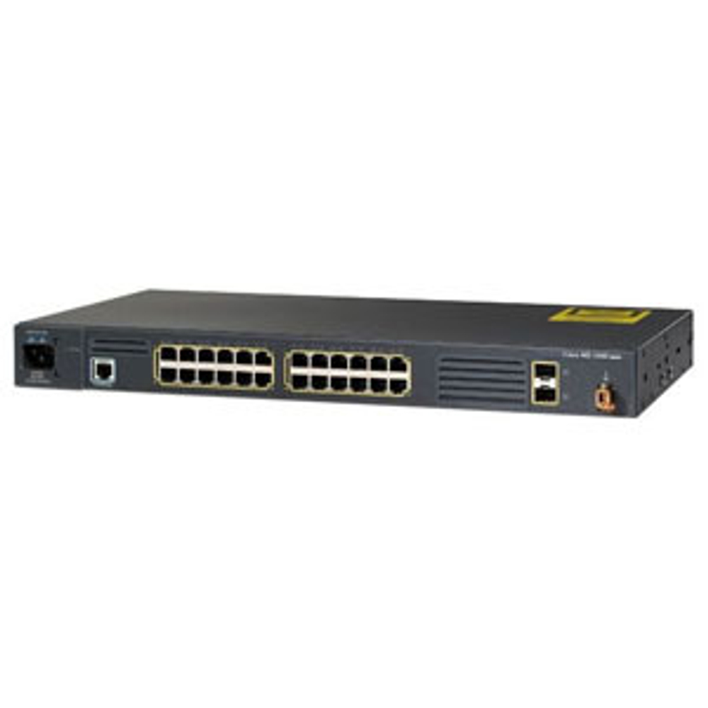 Коммутатор Cisco, 24x10/100, 2xSFP, SNMP, VPN (ME-3400-24TS-A)