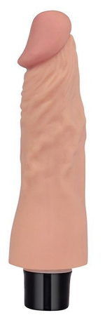 Вибратор-реалистик Real Softee - 17,8 см. (Цвет: телесный)