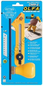 OLFA с сегментированным лезвием 18х100х0.5 мм, циркульный нож (OL-CMP-2)