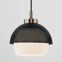 50106/1 / подвесной светильник / античная бронза/черный