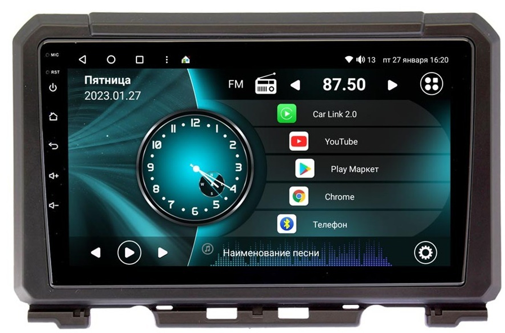 Магнитола для Suzuki Jimny 2019+ - Vaycar VA75-3179 на Android 13, 8-ядер, 4G SIM-слот