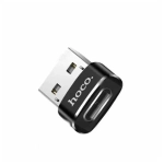 Адаптер Hoco UA6 USB 2.0/Type-C (черный)