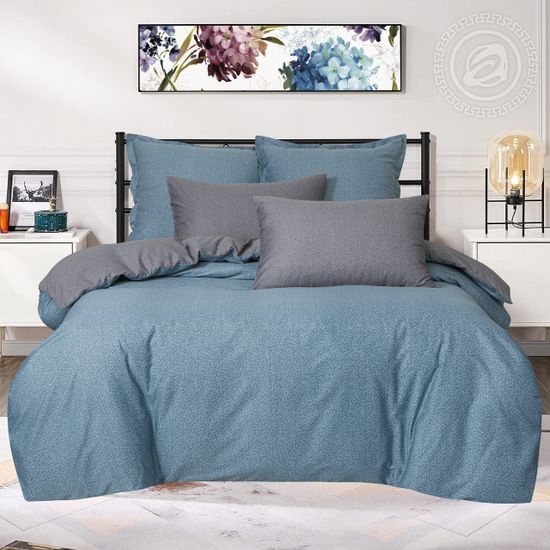 Евро комплект постельного белья Самуэль сатин