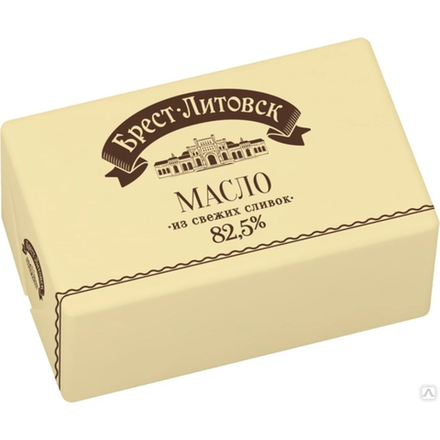 Масло сладкосливочное Брест-Литовск 82,5% 360 гр