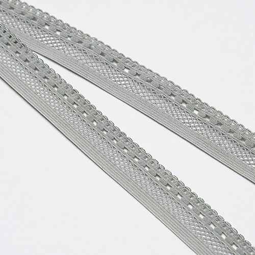 Резинки/Резинка ажурная/К 410 серый