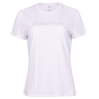 Женская теннисная футболка Calvin Klein PW SS T-shirt - White