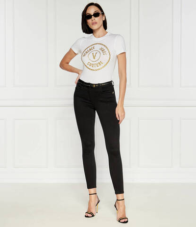 Футболка Versace Jeans Couture - белый(77HAHT02CJ03T)