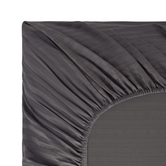 Морган (антрацит) Простыня 160х200х30