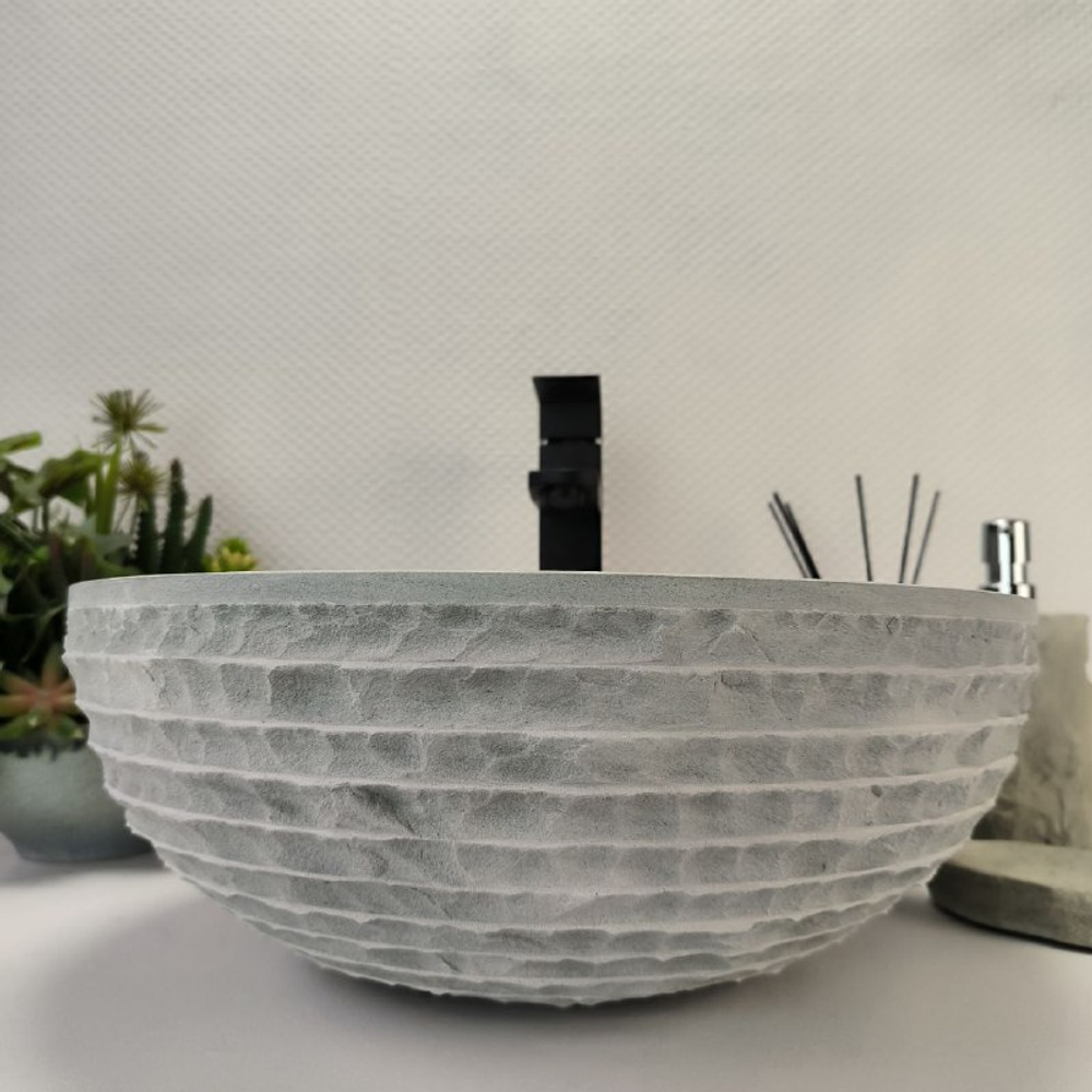 Раковина из андезита Bowl Blue Kecil Marmo BA-62912 40*40*15
