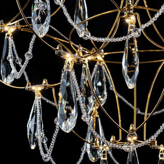 Подвесная светодиодная люстра Modelux Premium ML.5601.400P BS