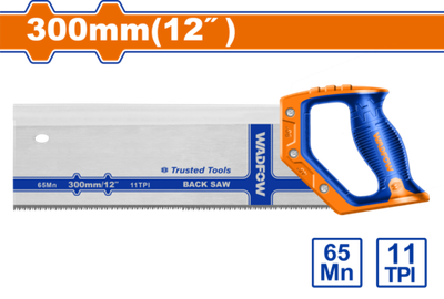 Ножовка для стусла 300 мм 11TPI (6/24) WADFOW WHW1112