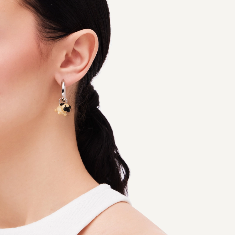 Серьги Мой Любимый Пушистик – Серебро, Собака