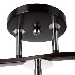 Citilux Фортуна CL156132 Люстра с поворотными плафонами Венге Хром