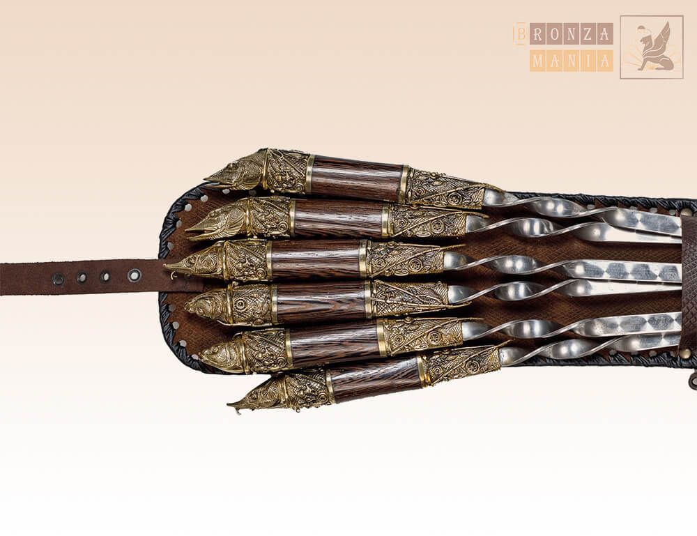 шампуры Русская рыбалка в чехле