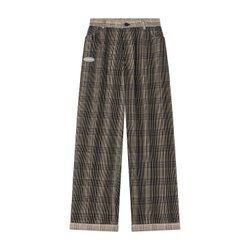 Брюки Ymkashix Velvet Tartan