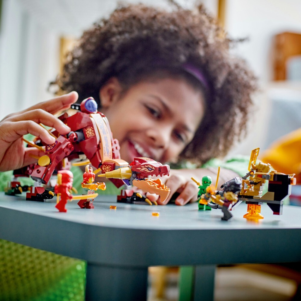 LEGO Ninjago — Лавовый дракон, превращающийся в волну огня 71793