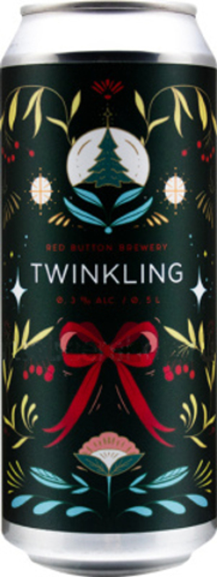 Пиво Рэд Баттон Твинкилин Безалкогольное / Red Button Twinkiling 0.5 - банка