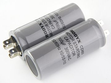 Пусковой конденсатор 100мкФ 300в клеммы / CD-60 / RODYX