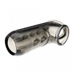 Насадка на пенис и мошонку с текстурной поверхностью Pretty love серая