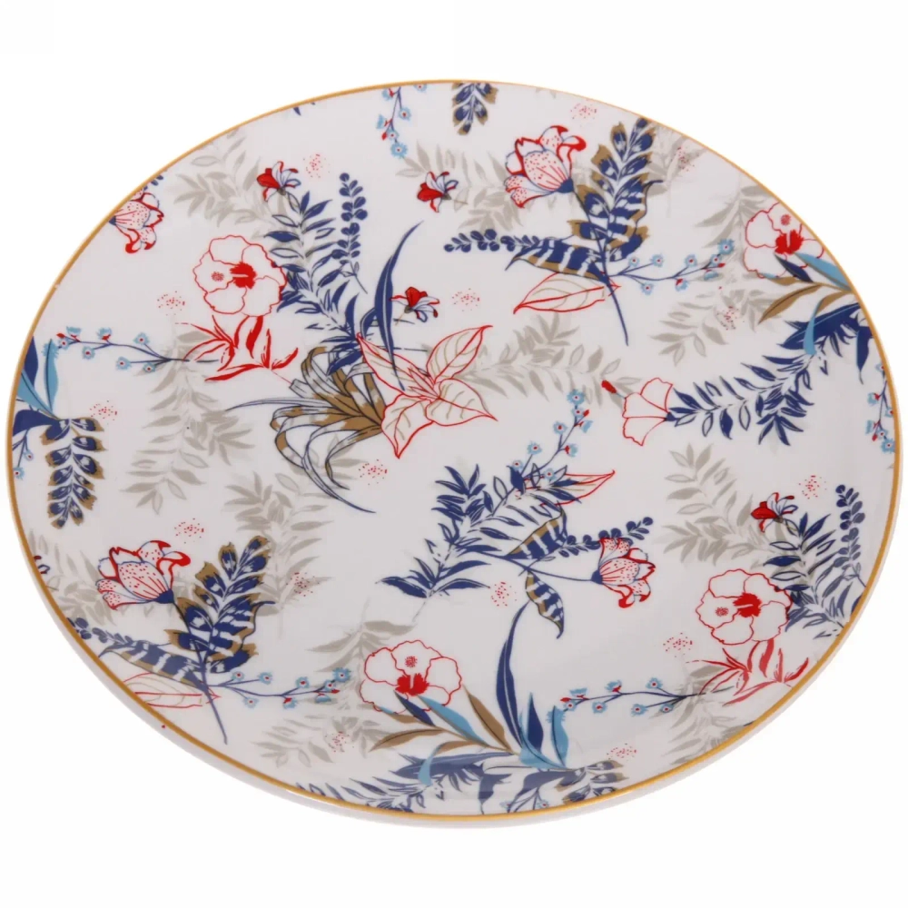 Тарелка керамическая «Paradise» 22см, белая