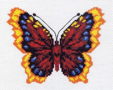 "Траурница"-0509/1 канва с рисунком