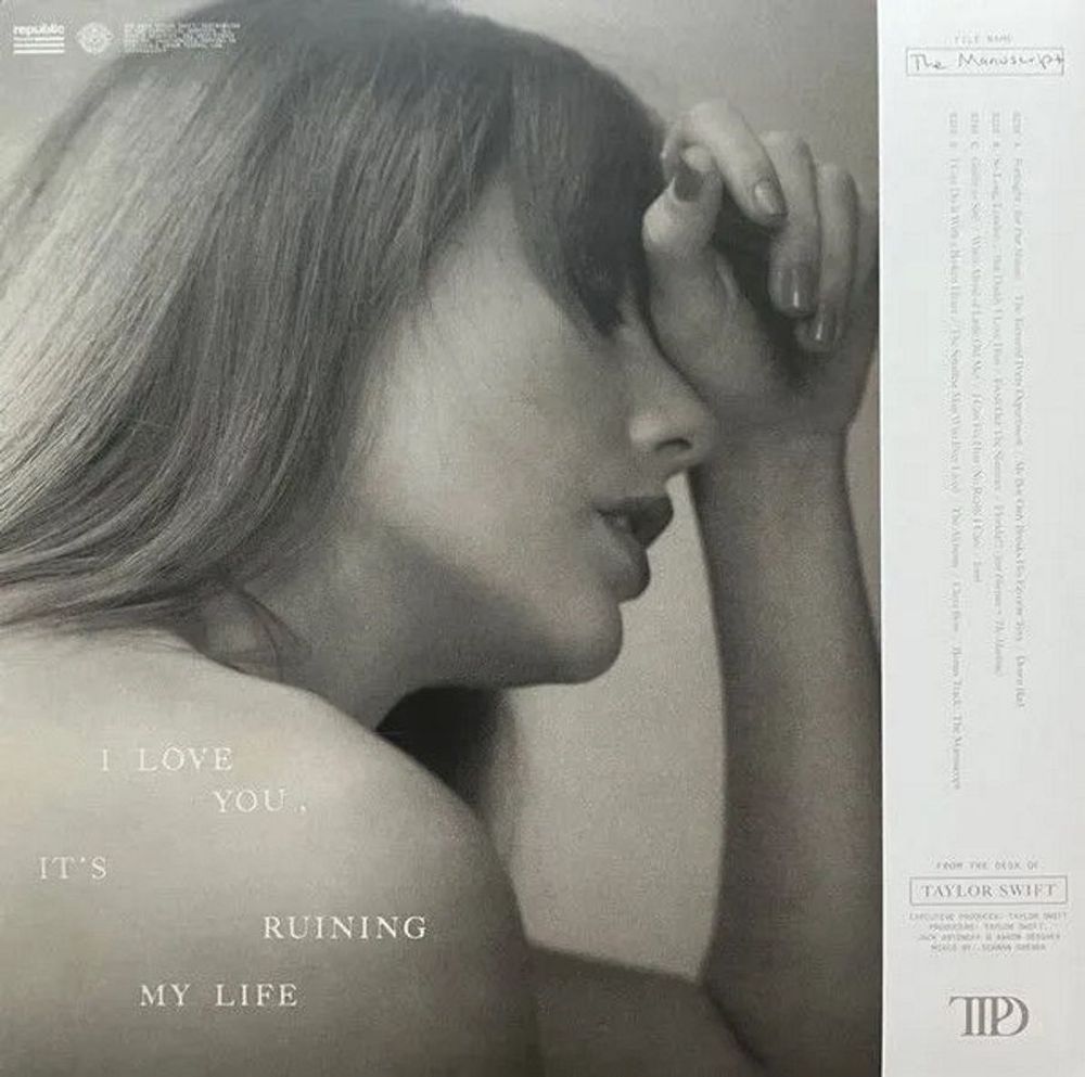 Taylor Swift. The Tortured Poets Department (Coloured Vinyl)(2LP) 2024