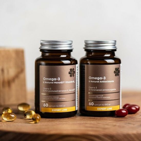 Омега-3 & Природные антиоксиданты Expert Line
