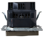 Розетка с заземлением  IEK BR-R14-16-U21-D21-K37
