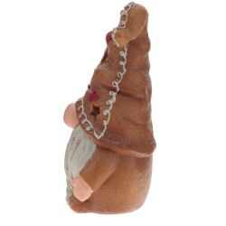 GAEM Фигурка декоративная с подсветкой "Пряничный Гном", L13 W8,5 H19,5 см, 2в. (LR44 2 шт)