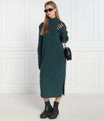 Хлопковое платье Pepe Jeans London - темно-зеленый(PL953386)