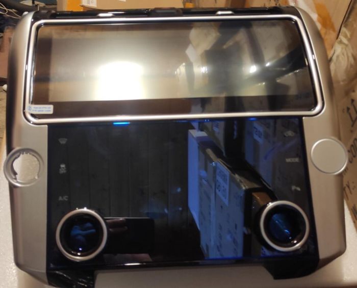 Магнитола для + LCD-панель климата для Land Rover Discovery 4 2009-2016 (поддержка меню Denso/Bosch) - Kuberg NH-R1210H монитор 12.3" на Android 10, Быстрая, 4G SIM-слот