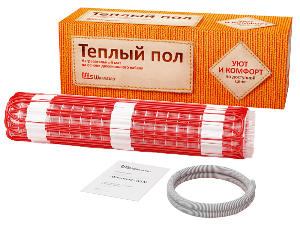 WSM. ТЕПЛЫЙ ПОЛ WARMSTAD 2190 Вт - 14,5 кв.м | Нагревательный мат для теплого пола